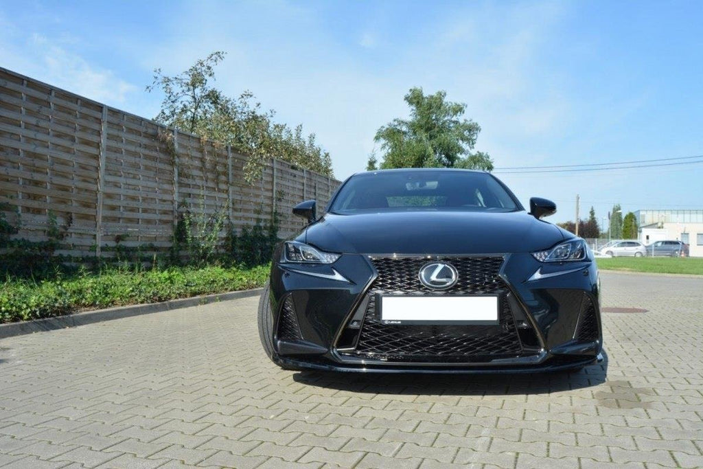 MAXTON DESIGN FRONT SPLITTER V.1 LEXUS IS MK3 FACELIFT F-SPORT