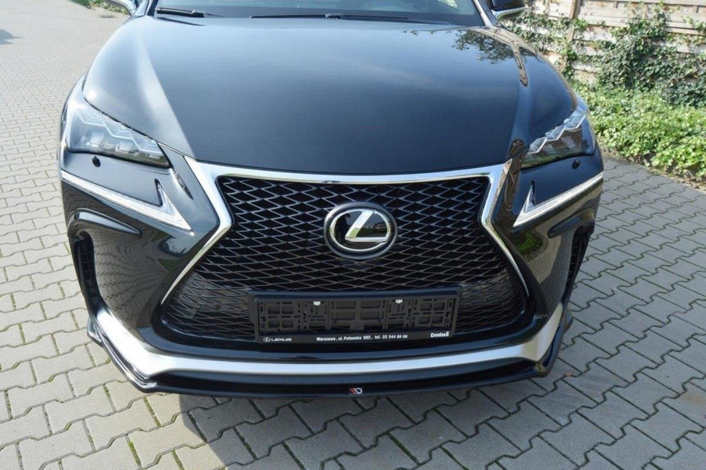 MAXTON DESIGN FRONT SPLITTER V.1 LEXUS NX MK1 F-SPORT