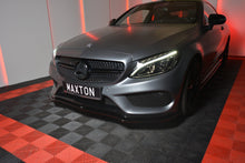 Load image into Gallery viewer, MAXTON DESIGN FRONT SPLITTER V.1 MERCEDES- BENZ C-CLASS W205 COUPE AMG-LINE