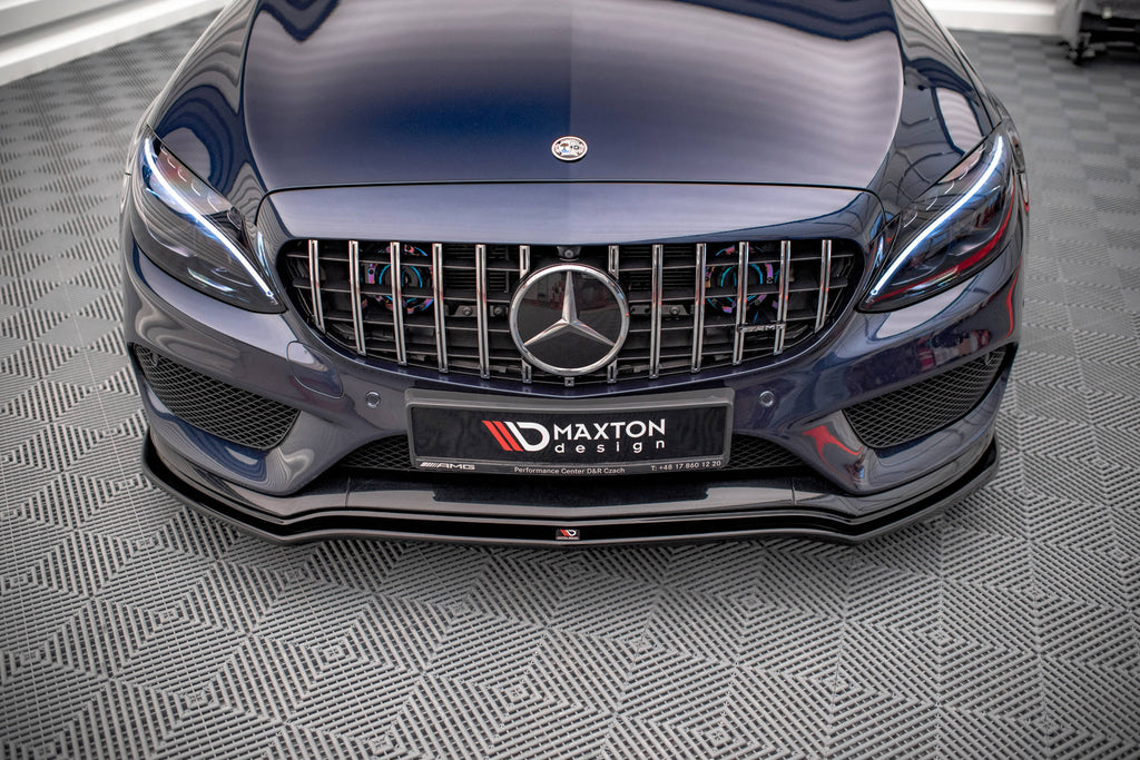 MAXTON DESIGN FRONT SPLITTER V.1 MERCEDES- BENZ C43 AMG W205