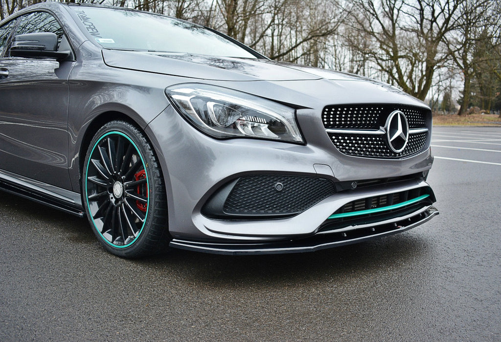 MAXTON DESIGN FRONT SPLITTER V.1 MERCEDES-BENZ CLA C117 AMG-LINE FACELIFT