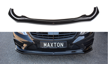 Load image into Gallery viewer, MAXTON DESIGN FRONT SPLITTER V.1 MERCEDES-BENZ S-CLASS AMG-LINE W222