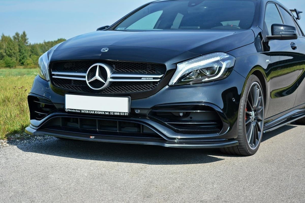 MAXTON DESIGN FRONT SPLITTER V.1 MERCEDES A W176 AMG FACELIFT