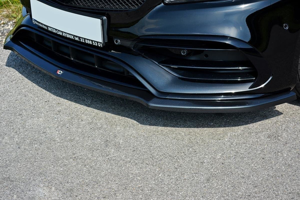 MAXTON DESIGN FRONT SPLITTER V.1 MERCEDES A W176 AMG FACELIFT