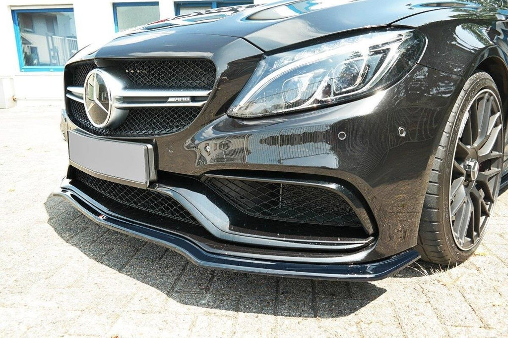 MAXTON DESIGN FRONT SPLITTER V.1 MERCEDES C-CLASS S205 63AMG ESTATE/LIMUSINE