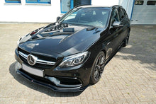 Load image into Gallery viewer, MAXTON DESIGN FRONT SPLITTER V.1 MERCEDES C-CLASS S205 63AMG ESTATE/LIMUSINE