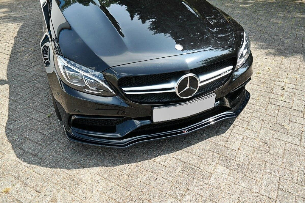 MAXTON DESIGN FRONT SPLITTER V.1 MERCEDES C-CLASS S205 63AMG ESTATE/LIMUSINE