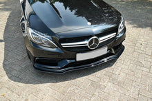 Load image into Gallery viewer, MAXTON DESIGN FRONT SPLITTER V.1 MERCEDES C-CLASS S205 63AMG ESTATE/LIMUSINE