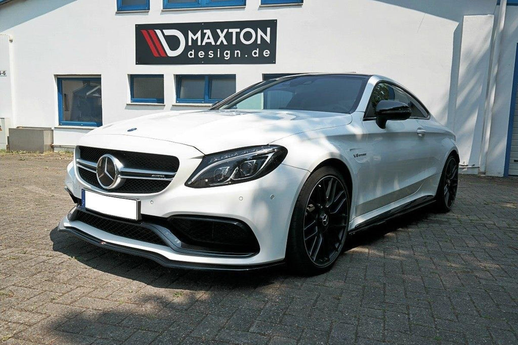 MAXTON DESIGN FRONT SPLITTER V.1 MERCEDES C-CLASS C205 63AMG COUPE