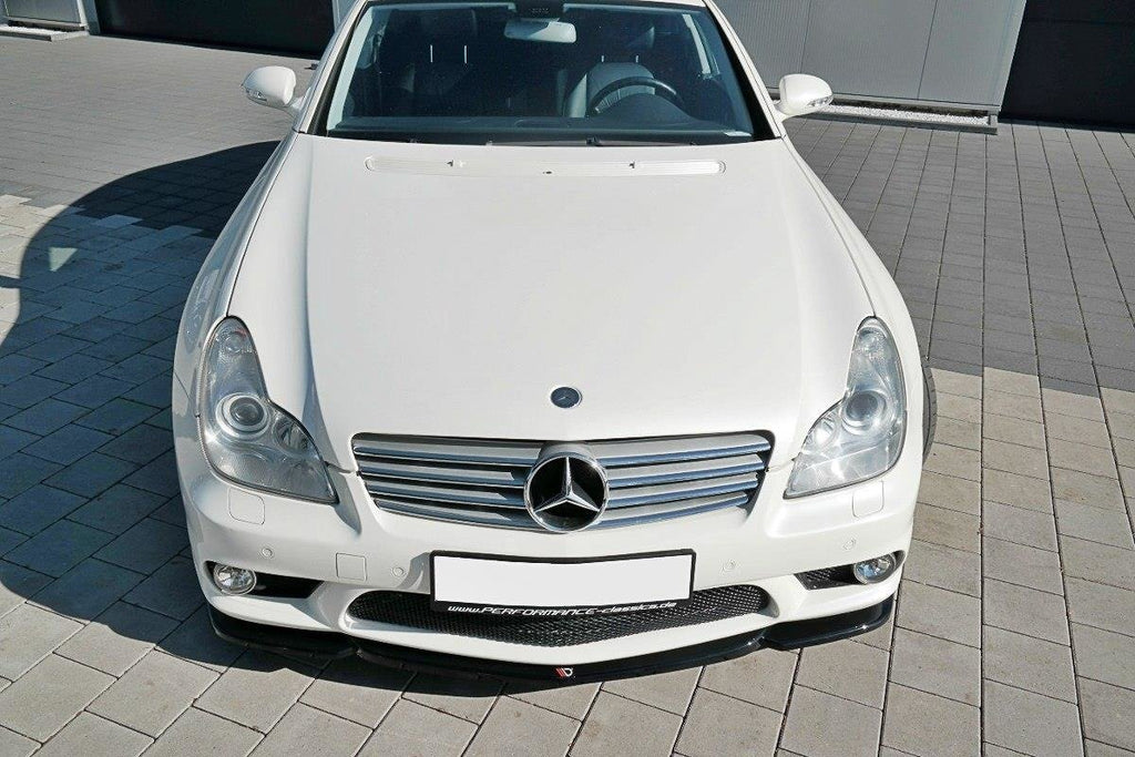 MAXTON DESIGN FRONT SPLITTER V.1 MERCEDES CLS C219 55AMG