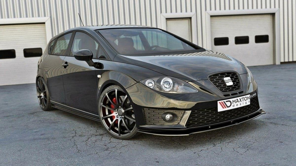 MAXTON DESIGN FRONT SPLITTER V.1 SEAT LEON MK2 CUPRA FR (FACELIFT)