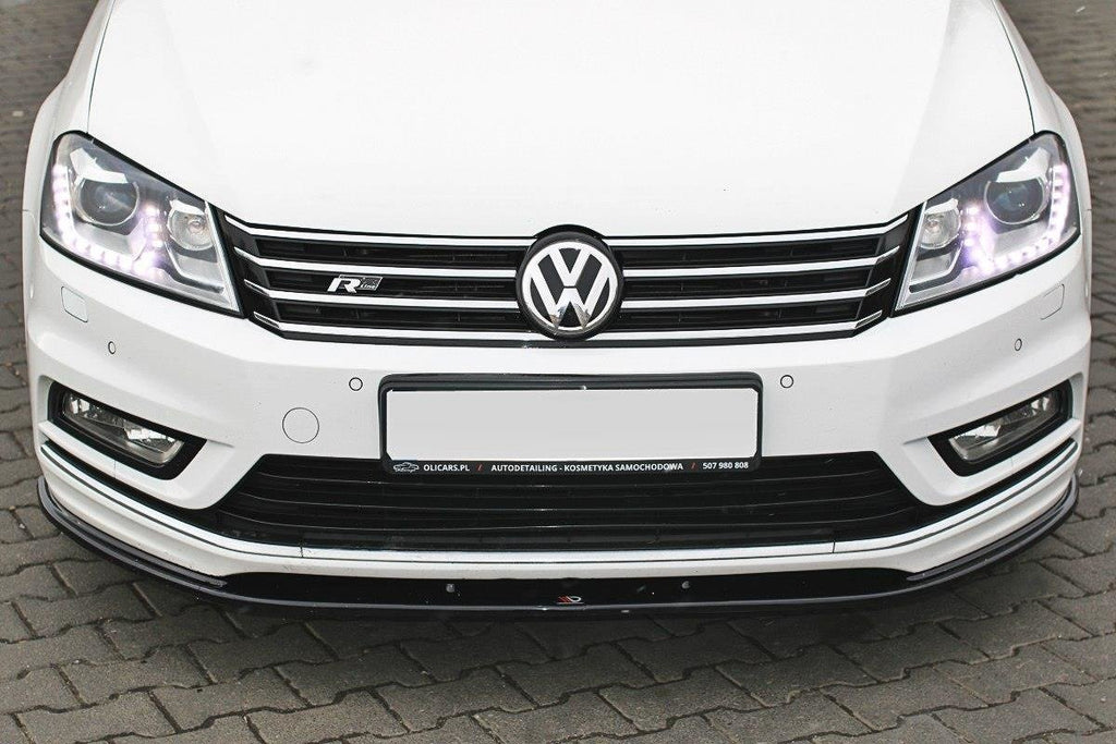 MAXTON DESIGN FRONT SPLITTER V.1 VW PASSAT B7 R-LINE