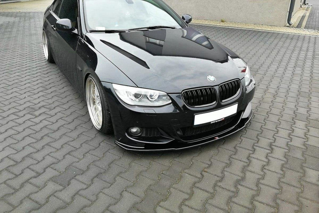 MAXTON DESIGN FRONT SPLITTER V.1 FOR BMW 3 E92 M-PACK FACELIFT