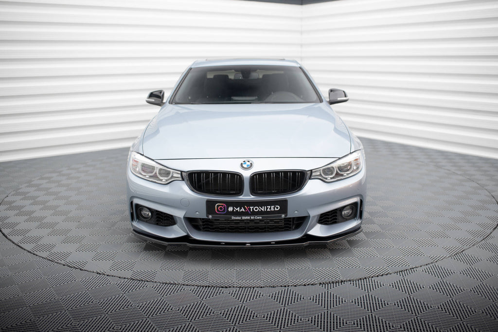 MAXTON DESIGN FRONT SPLITTER V.1 BMW 4 F32 M-PACK
