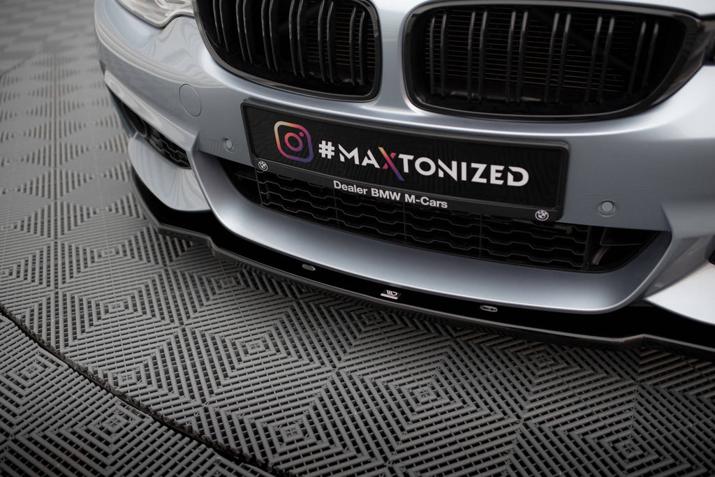 MAXTON DESIGN FRONT SPLITTER V.1 BMW 4 F32 M-PACK