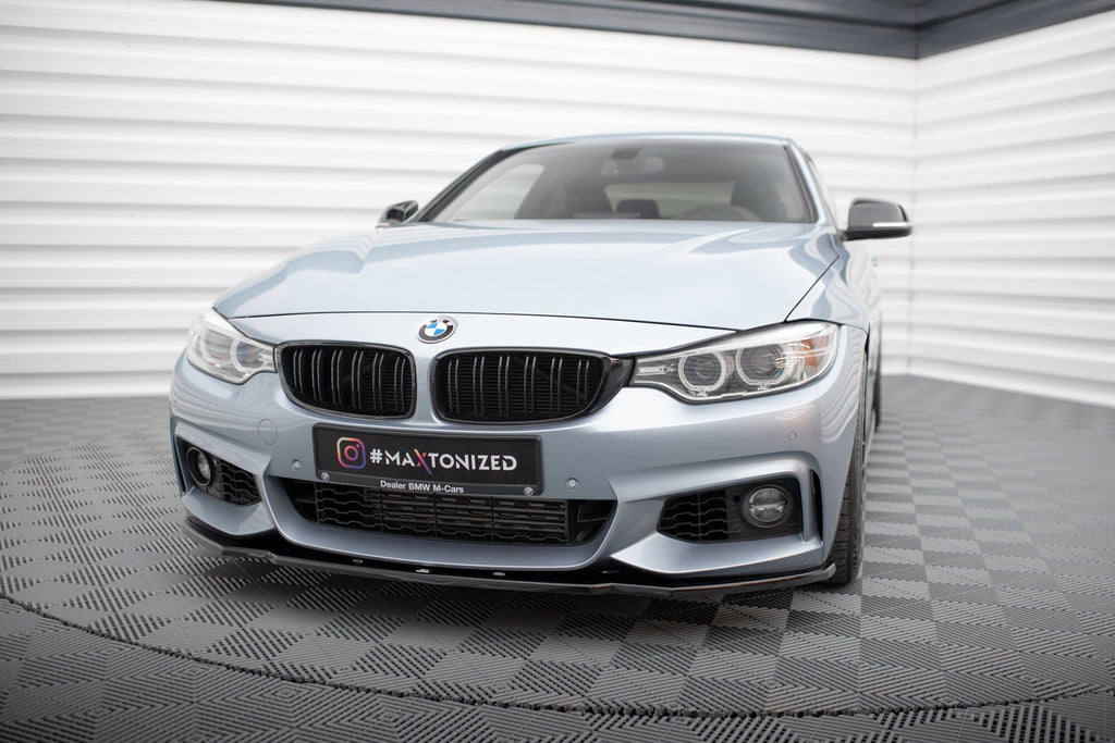 MAXTON DESIGN FRONT SPLITTER V.1 BMW 4 F32 M-PACK