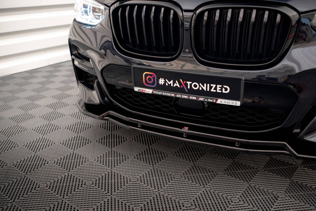 MAXTON DESIGN FRONT SPLITTER V.1 BMW X3 G01 M-PACK
