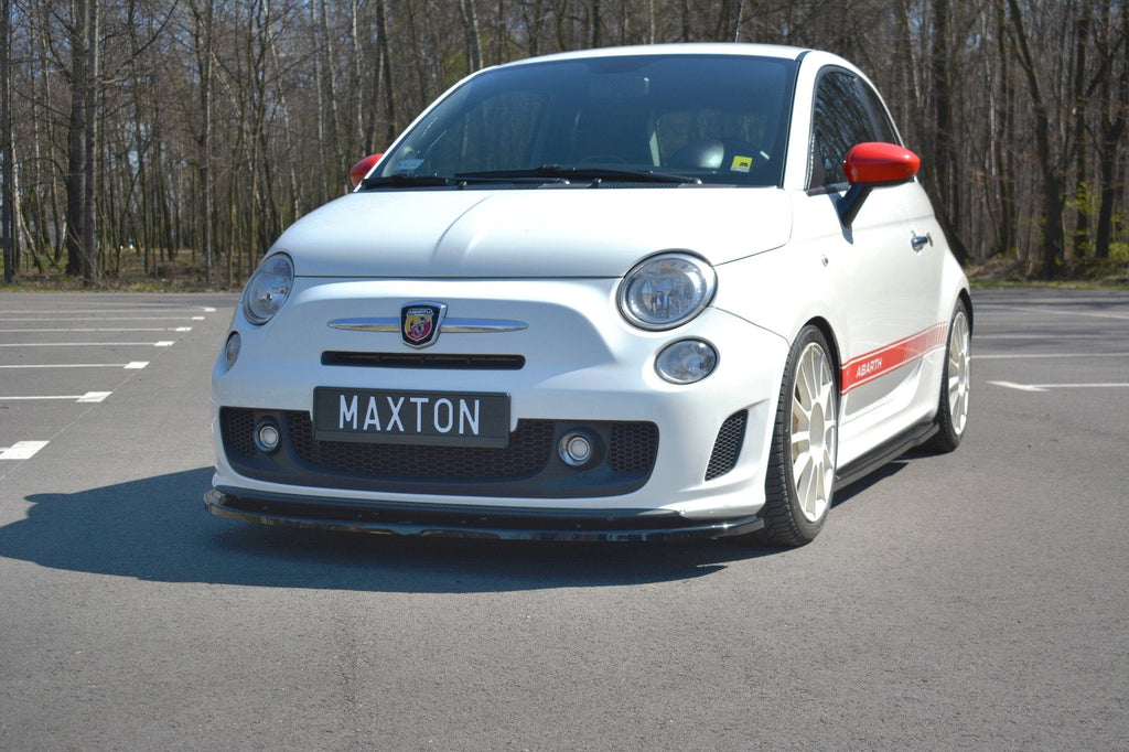 MAXTON DESIGN FRONT SPLITTER V.2 FIAT 500 ABARTH MK1