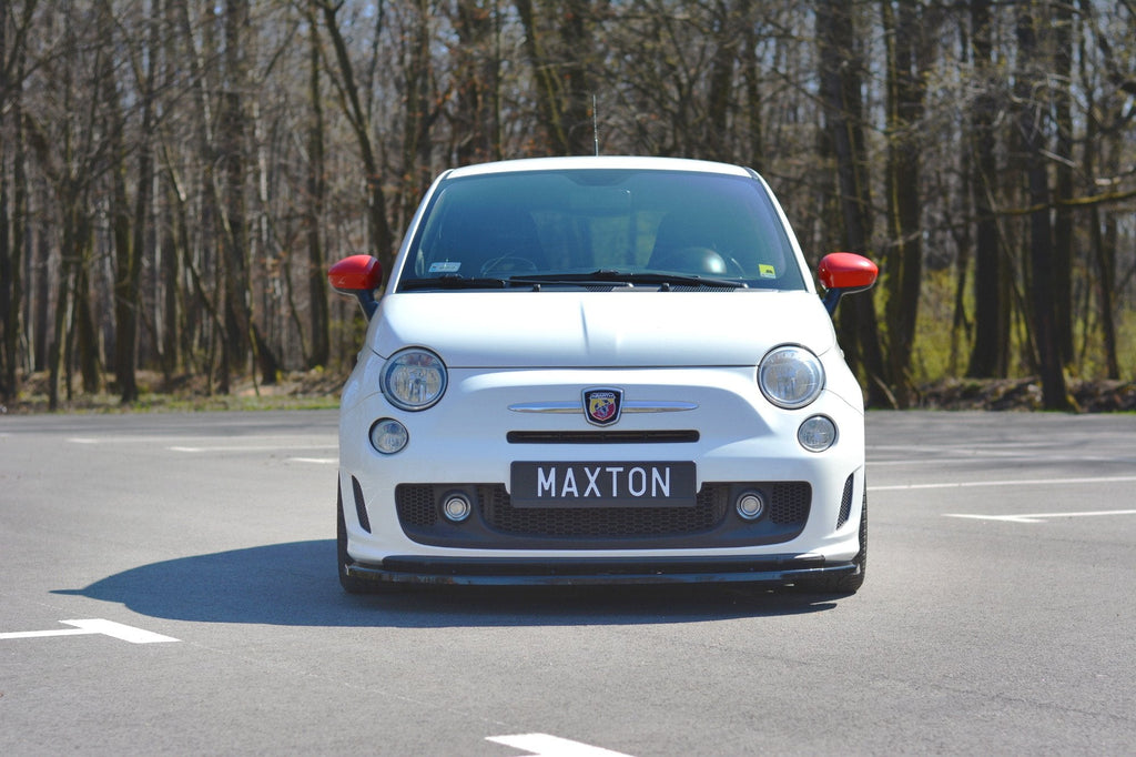 MAXTON DESIGN FRONT SPLITTER V.2 FIAT 500 ABARTH MK1