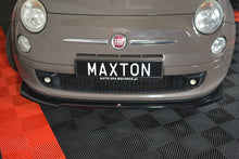 Load image into Gallery viewer, MAXTON DESIGN FRONT SPLITTER V.2 FIAT 500 HATCHBACK PREFACE