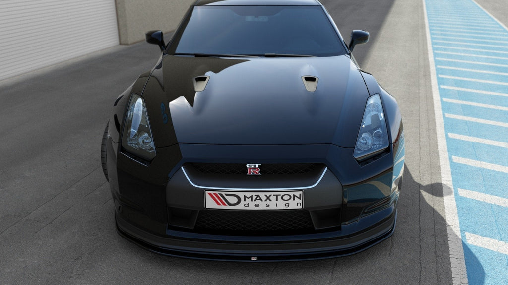 MAXTON DESIGN FRONT SPLITTER V.2 NISSAN GT-R PREFACE COUPE (R35-SERIES)