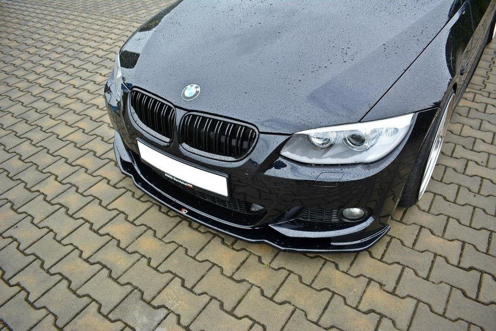 MAXTON DESIGN FRONT SPLITTER V.2 FOR BMW 3 E92 M-PACK FACELIFT