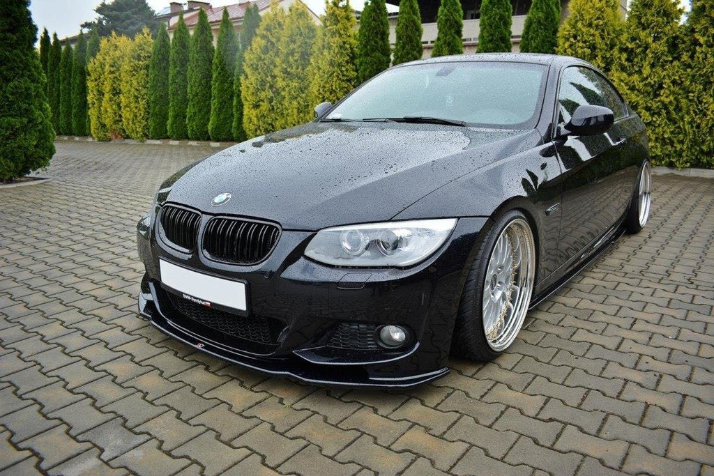 MAXTON DESIGN FRONT SPLITTER V.2 FOR BMW 3 E92 M-PACK FACELIFT