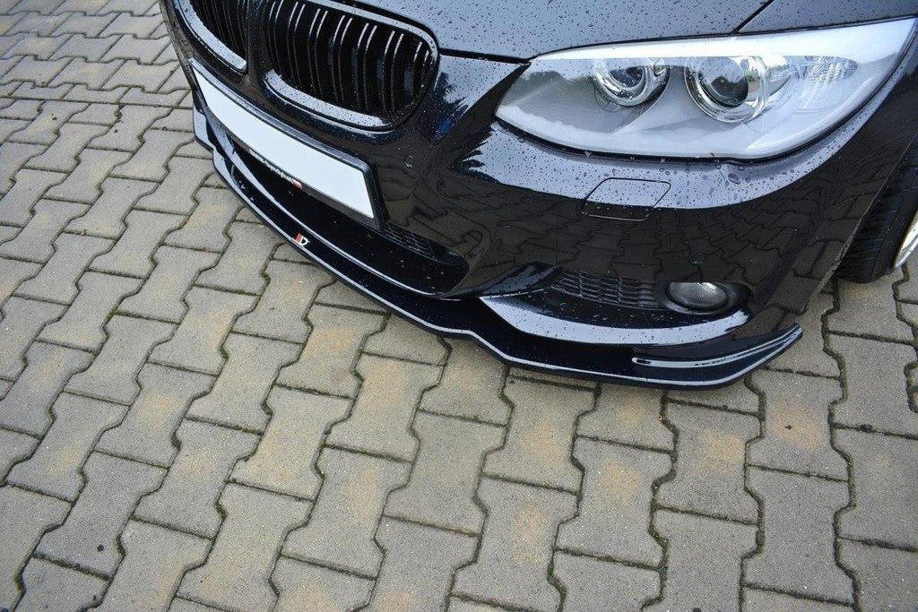 MAXTON DESIGN FRONT SPLITTER V.2 FOR BMW 3 E92 M-PACK FACELIFT