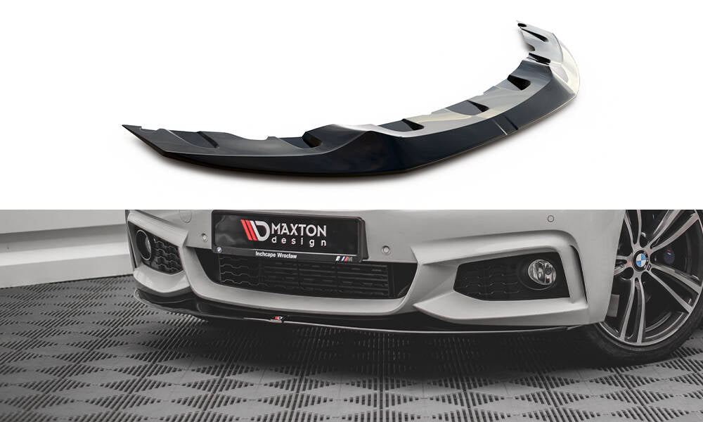MAXTON DESIGN FRONT SPLITTER V.2 BMW 4 F32 M-PACK (GTS-LOOK)