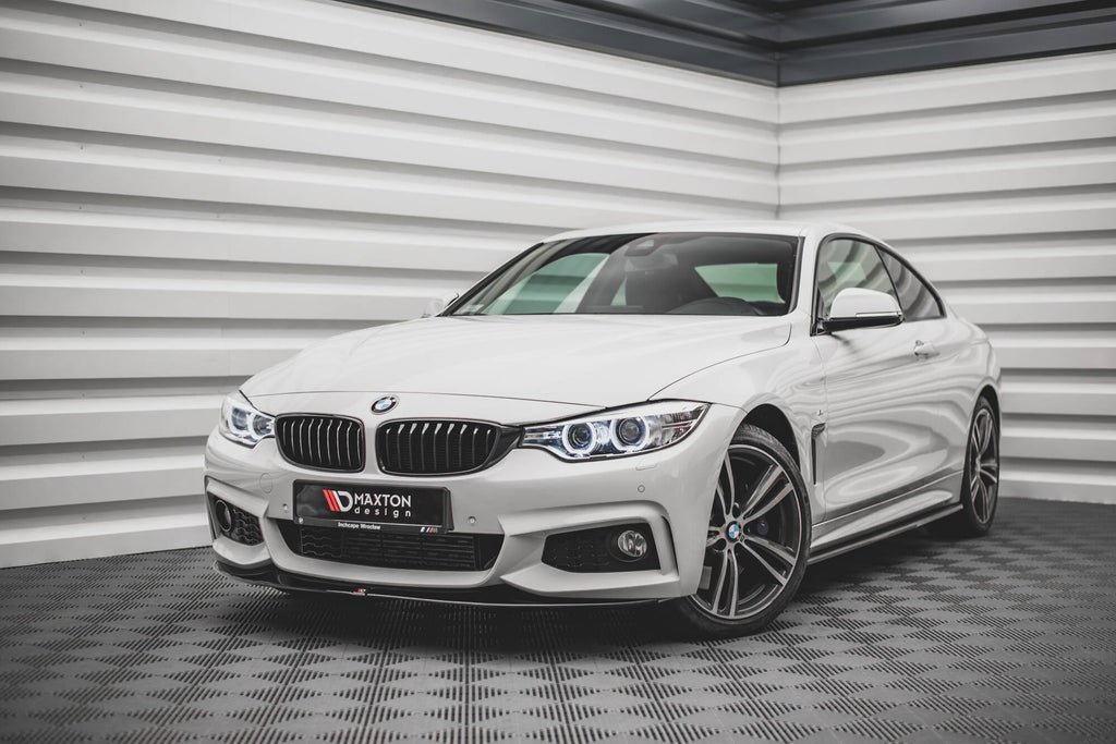 MAXTON DESIGN FRONT SPLITTER V.2 BMW 4 F32 M-PACK (GTS-LOOK)