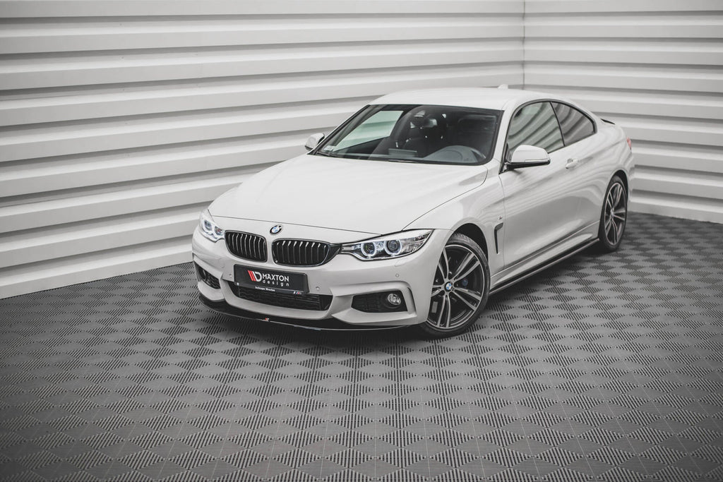 MAXTON DESIGN FRONT SPLITTER V.2 BMW 4 F32 M-PACK (GTS-LOOK)