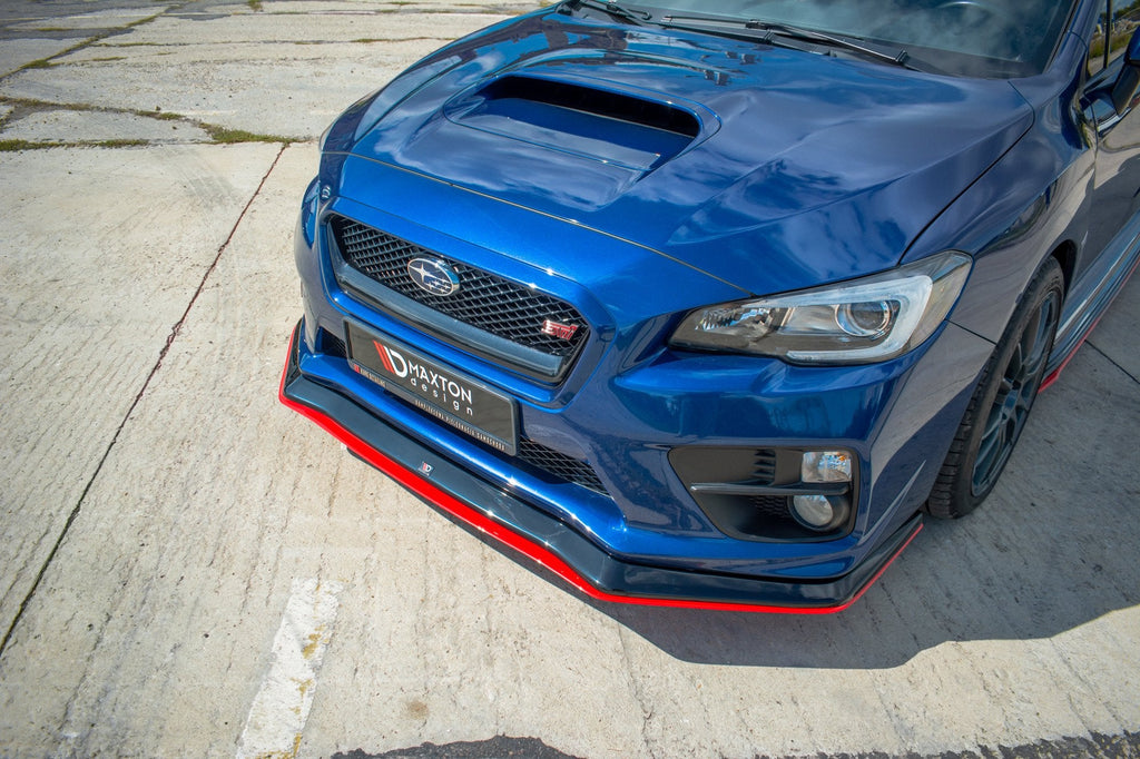 MAXTON DESIGN FRONT SPLITTER V.3 SUBARU WRX STI