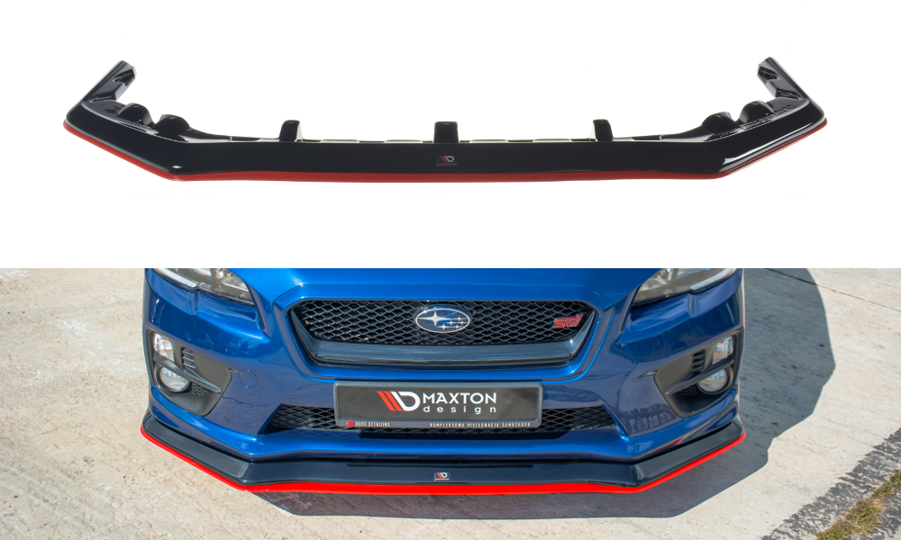 MAXTON DESIGN FRONT SPLITTER V.3 SUBARU WRX STI