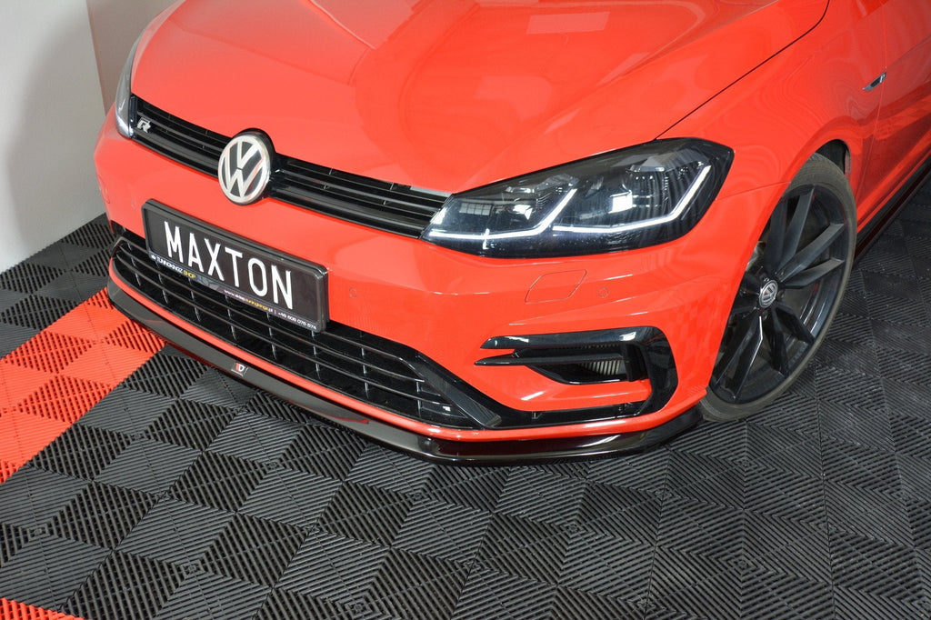 MAXTON DESIGN FRONT SPLITTER V.6 VW GOLF 7 R FACELIFT