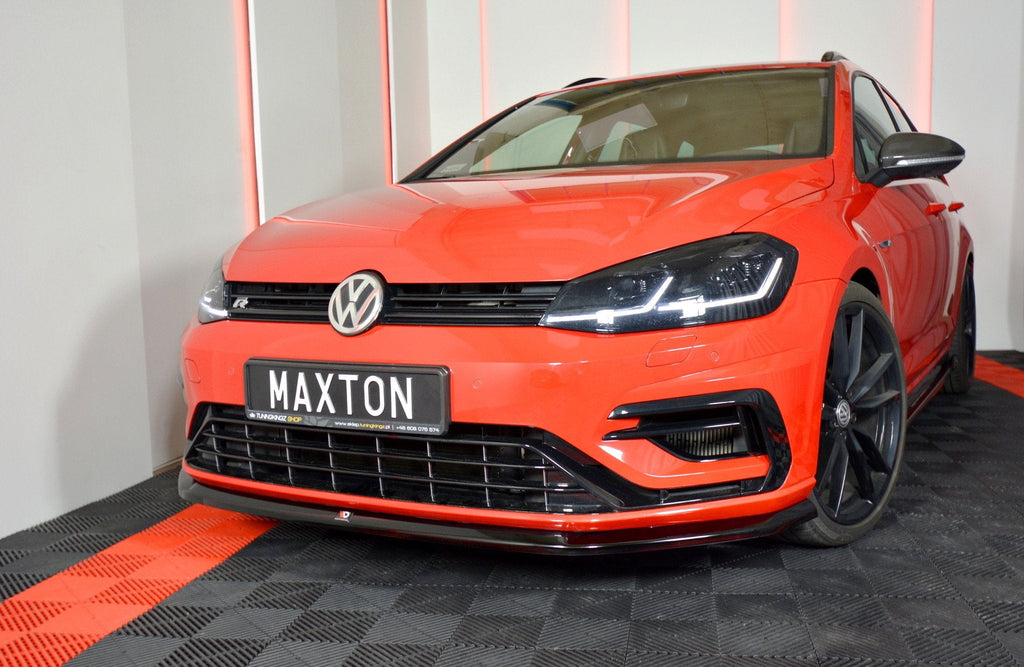 MAXTON DESIGN FRONT SPLITTER V.6 VW GOLF 7 R FACELIFT