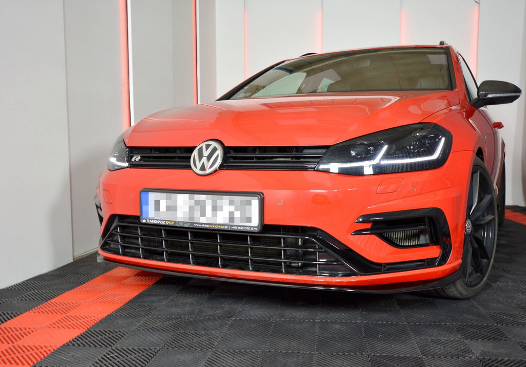 MAXTON DESIGN FRONT SPLITTER V.7 VW GOLF 7 R FACELIFT