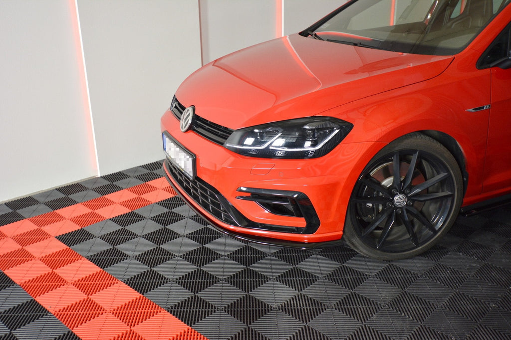 MAXTON DESIGN FRONT SPLITTER V.7 VW GOLF 7 R FACELIFT