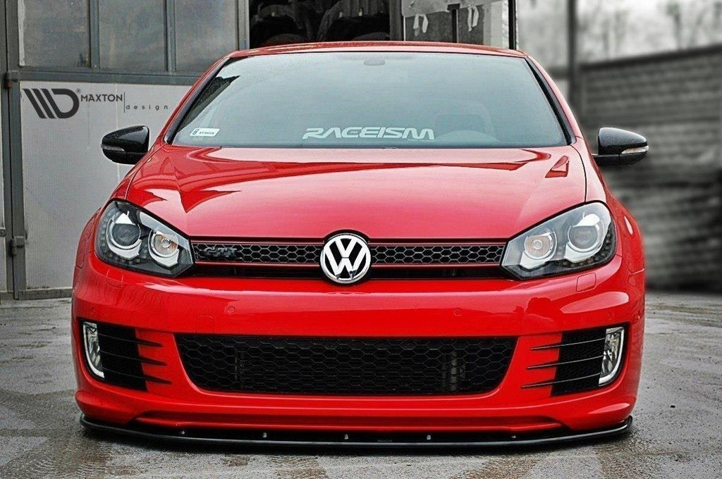 MAXTON DESIGN FRONT SPLITTER VER.2 VW GOLF VI (FOR GOLF GTI 35TH)