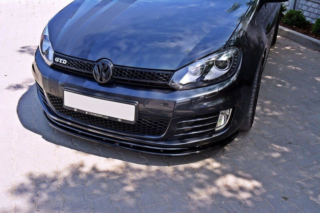 MAXTON DESIGN FRONT SPLITTER VER.2 VW GOLF VI GTI