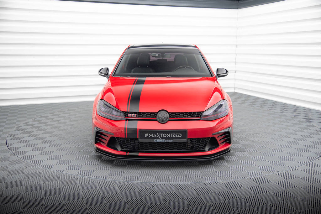 MAXTON DESIGN FRONT SPLITTER VW GOLF MK7 GTI CLUBSPORT