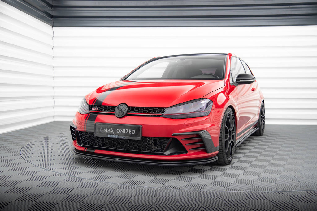 MAXTON DESIGN FRONT SPLITTER VW GOLF MK7 GTI CLUBSPORT