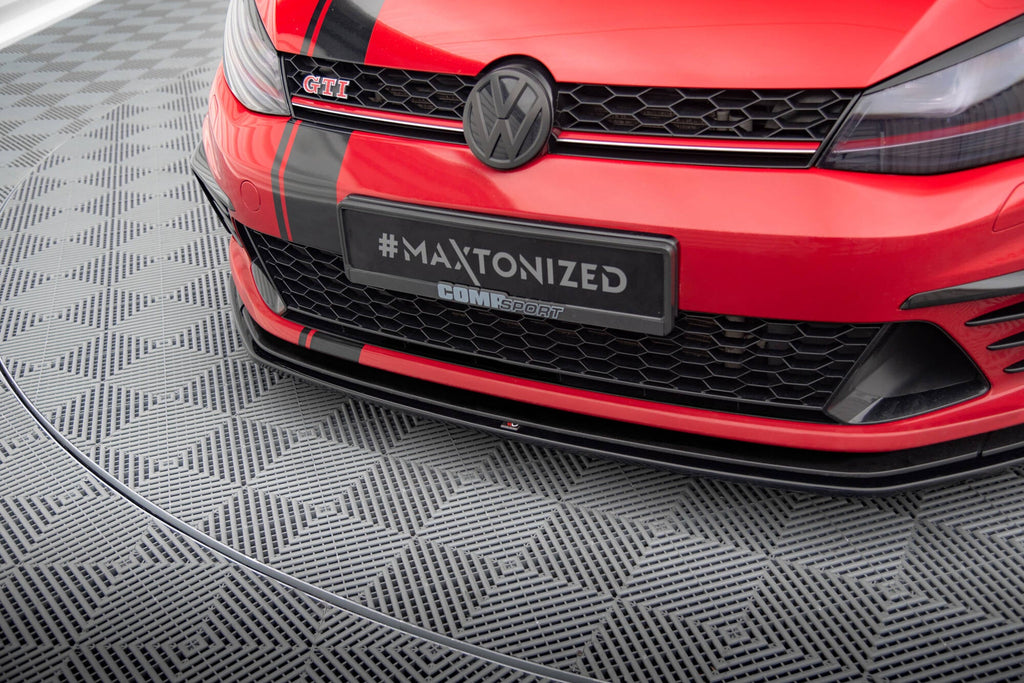 MAXTON DESIGN FRONT SPLITTER VW GOLF MK7 GTI CLUBSPORT