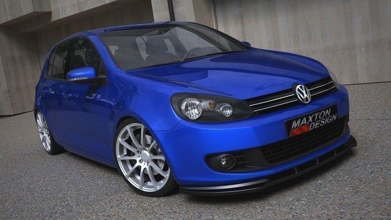 MAXTON DESIGN FRONT SPLITTER VW GOLF VI / JETTA (standard)