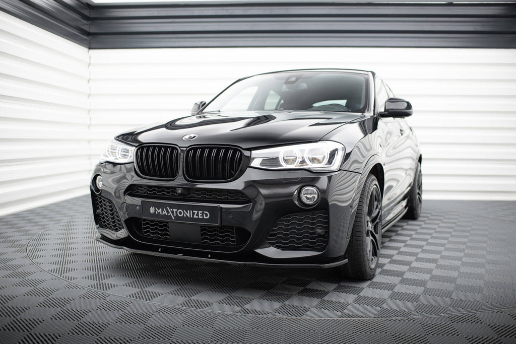 MAXTON DESIGN FRONT SPLITTER BMW X4 M-PACK
