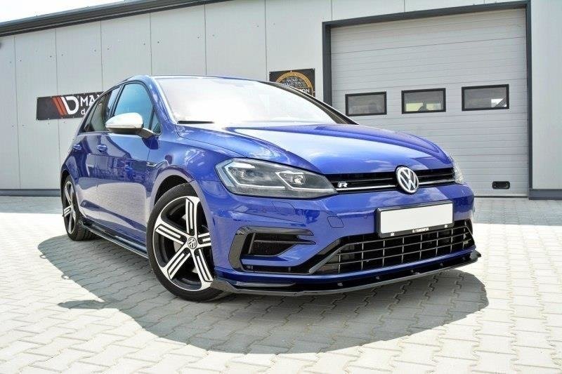 MAXTON DESIGN FRONT SPLITTER V.1 VW GOLF VII R (FACELIFT)