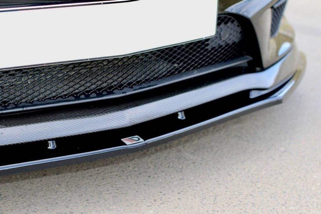 MAXTON DESIGN FRONT SPLITTER V.2 MERCEDES CLA 45 AMG C117 (PREFACE)