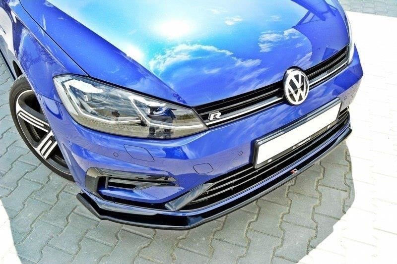 MAXTON DESIGN FRONT SPLITTER V.2 VW GOLF VII R (FACELIFT)