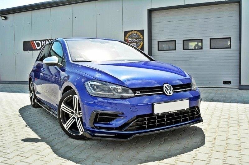 MAXTON DESIGN FRONT SPLITTER V.2 VW GOLF VII R (FACELIFT)