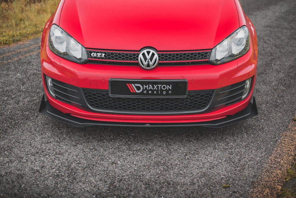 MAXTON DESIGN Front Splitter FLAPS VOLKSWAGEN GOLF GTI MK6