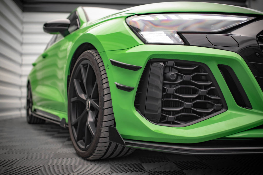 MAXTON DESIGN FRONT BUMPER WINGS (CANARDS) AUDI RS3 8Y